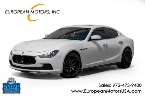 2016 Maserati Ghibli for sale at European Motors Inc in Plano TX