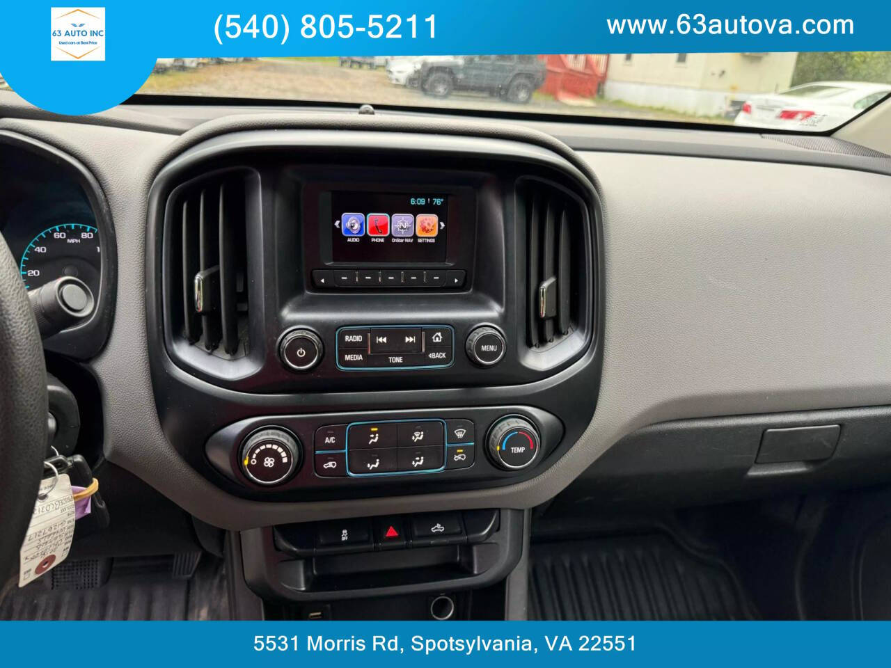 2016 Chevrolet Colorado for sale at 63 Auto Inc in Spotsylvania, VA