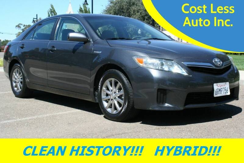 2011 Toyota Camry Hybrid for sale at Cost Less Auto Inc. in Rocklin CA