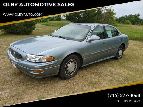 2003 Buick LeSabre for sale at OLBY AUTOMOTIVE SALES in Frederic WI