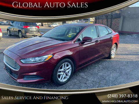2014 Ford Fusion for sale at Global Auto Sales in Hazel Park MI