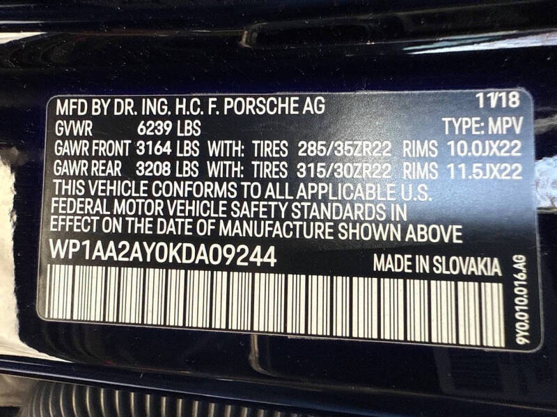 2019 Porsche Cayenne