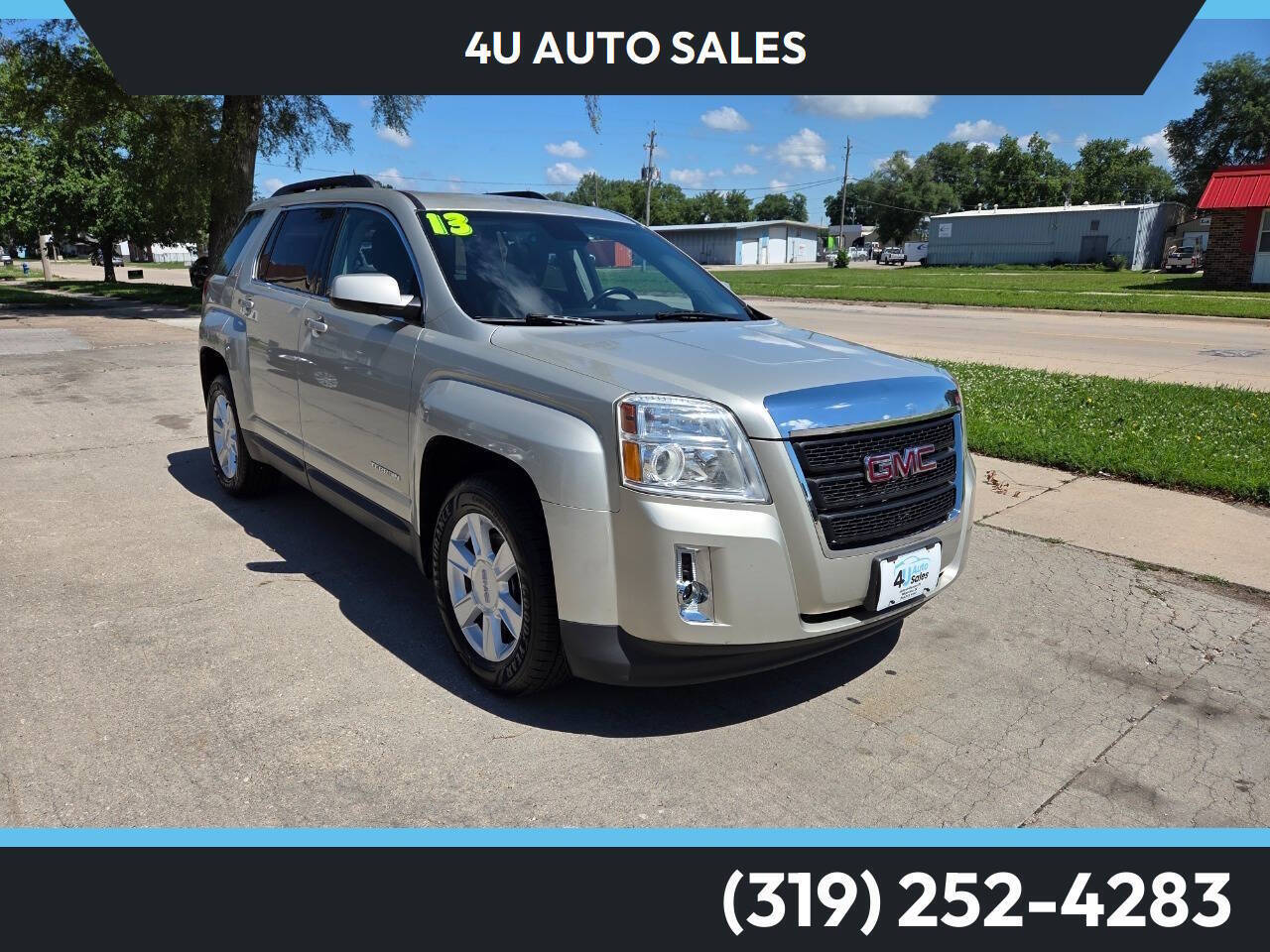 Beige 2013 GMC Terrain SLE-2 SLE-2 4dr SUV 1