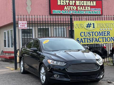 2016 Ford Fusion for sale at Best of Michigan Auto Sales in Detroit MI