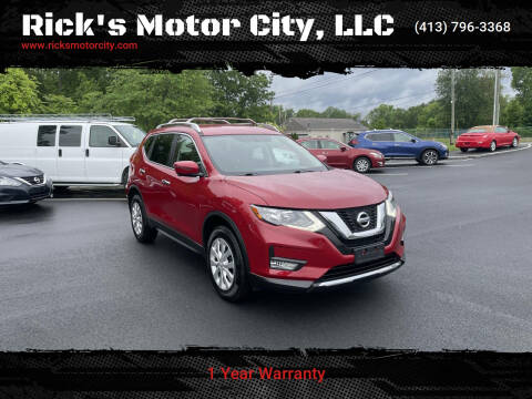 2017 Nissan Rogue for sale at Rick's Motor City, LLC in Springfield MA
