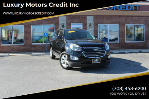 2016 Chevrolet Equinox for sale at Luxury Motors Credit Inc in Bridgeview IL