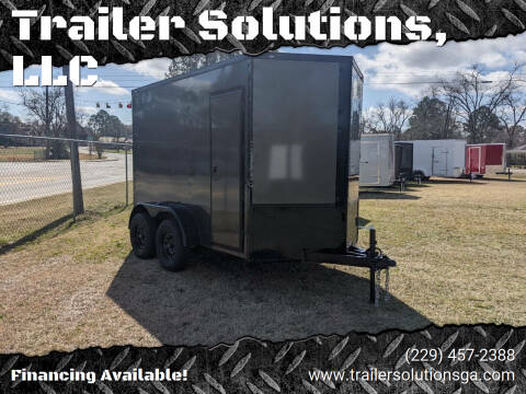 2025 6x12 Tandem Axle 6x12TA Enclosed Cargo Trailer for sale at Trailer Solutions, LLC in Fitzgerald GA