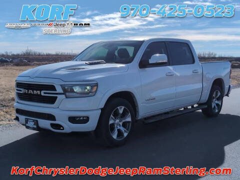 2021 RAM 1500 for sale at Tony Peckham @ Korf Motors in Sterling CO