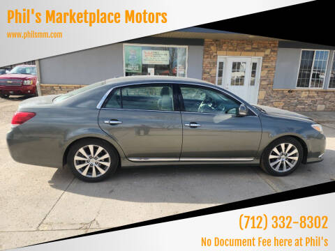 2011 Toyota Avalon for sale at Phil's Marketplace Motors in Arnolds Park IA