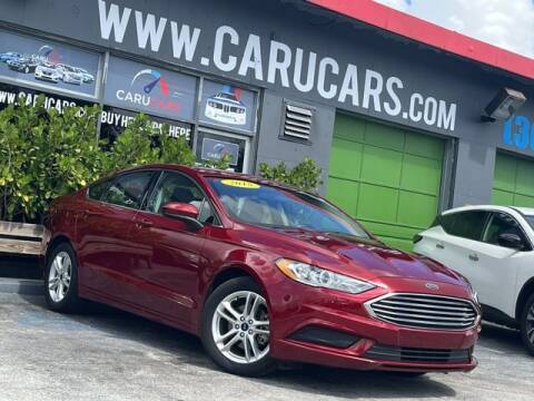 2018 Ford Fusion for sale at CARUCARS LLC in Miami FL