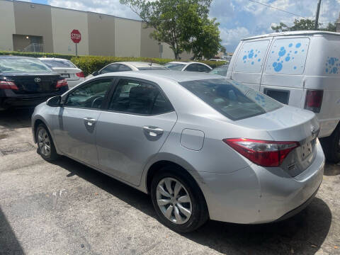 2015 Toyota Corolla for sale at MIAMI AUTOWISE, LLC. in Miami FL