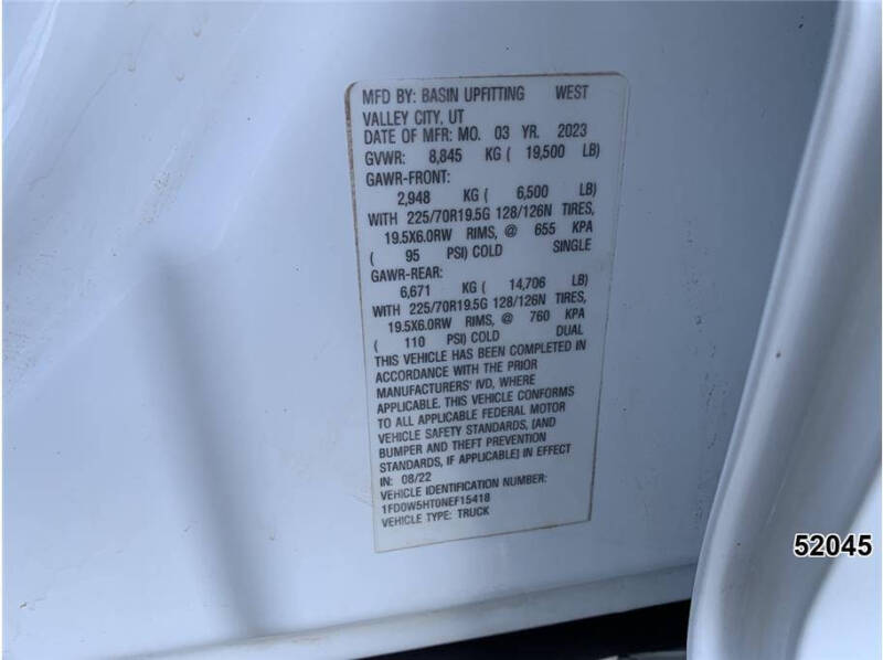 2022 Ford F-550 Super Duty