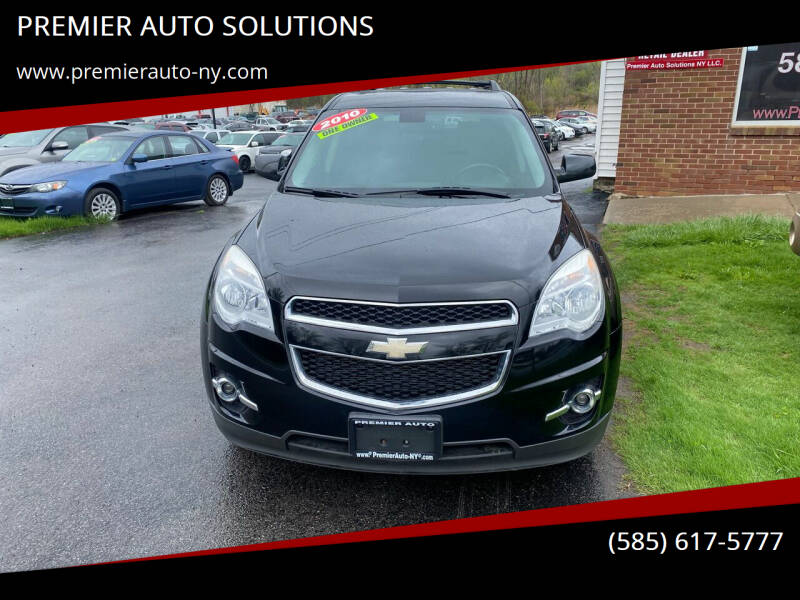 2010 Chevrolet Equinox for sale at PREMIER AUTO SOLUTIONS in Spencerport NY