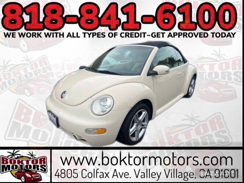 2005 Volkswagen New Beetle Convertible for sale at Boktor Motors in North Hollywood CA
