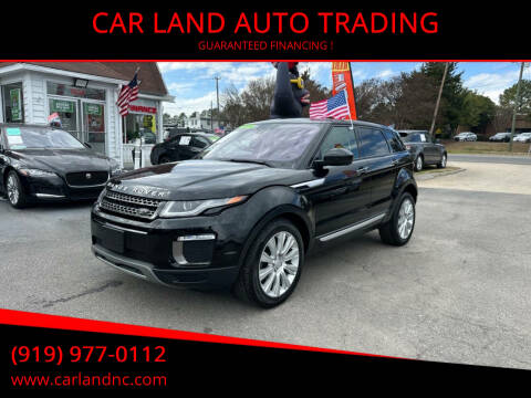 2017 Land Rover Range Rover Evoque for sale at CAR LAND  AUTO TRADING - CAR LAND AUTO TRADING in Raleigh NC
