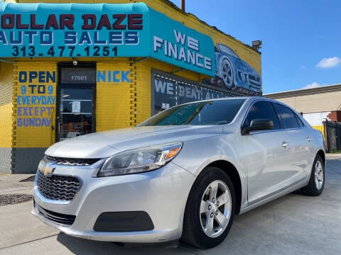 2015 Chevrolet Malibu for sale at Dollar Daze Auto Sales Inc in Detroit MI