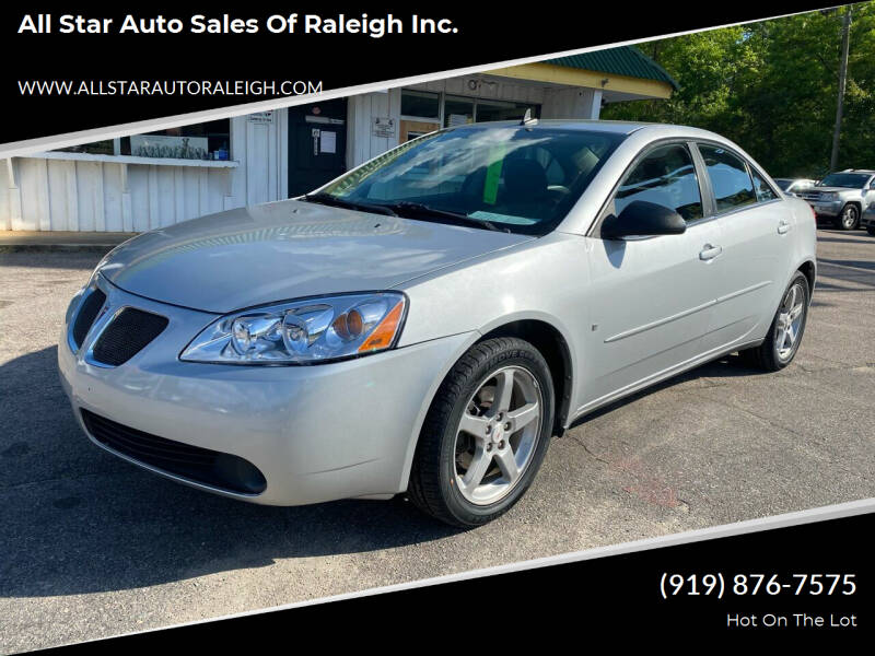 2009 Pontiac G6 for sale at All Star Auto Sales of Raleigh Inc. in Raleigh NC