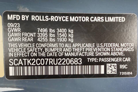 2024 Rolls-Royce Spectre
