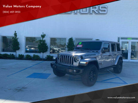 2019 Jeep Wrangler Unlimited for sale at Value Motors Company in Marrero LA