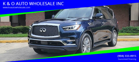 2021 Infiniti QX80 for sale at K & O AUTO WHOLESALE INC in Jacksonville FL