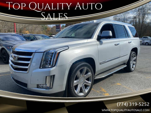 2015 Cadillac Escalade for sale at Top Quality Auto Sales in Westport MA