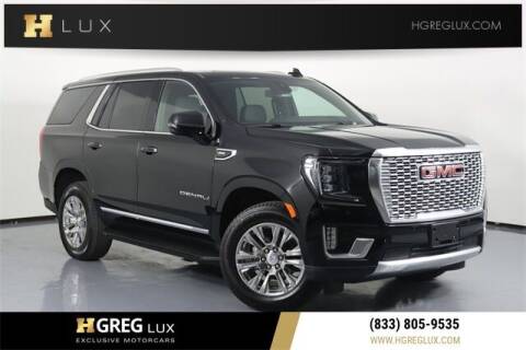 2021 GMC Yukon for sale at HGREG LUX EXCLUSIVE MOTORCARS in Pompano Beach FL