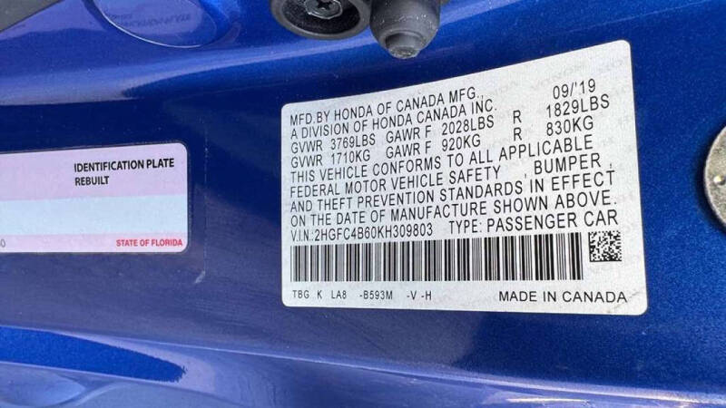 2019 Honda Civic LX