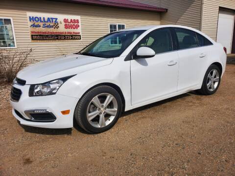 2015 Chevrolet Cruze for sale at Hollatz Auto Sales in Parkers Prairie MN