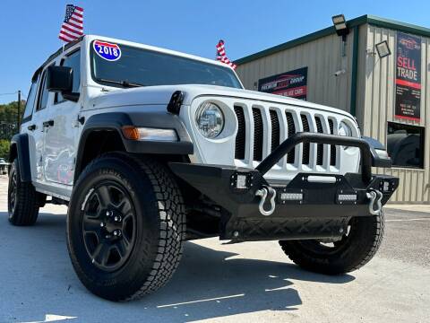 2018 Jeep Wrangler Unlimited for sale at Premium Auto Group in Humble TX