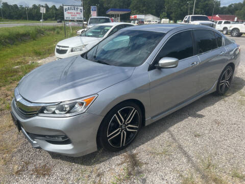 2017 Honda Accord for sale at Baileys Truck and Auto Sales in Effingham SC