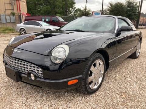 2002 Ford Thunderbird for sale at CROWN AUTO in Spring TX
