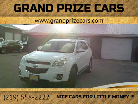 2015 Chevrolet Equinox for sale at Grand Prize Cars in Cedar Lake IN