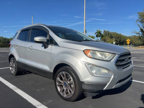 2018 Ford EcoSport for sale at Nation Autos Miami in Hialeah FL