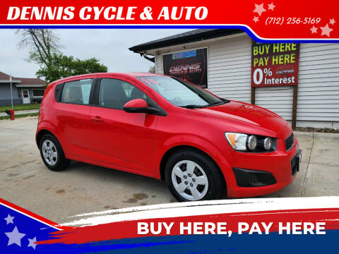 2015 Chevrolet Sonic for sale at DENNIS CYCLE & AUTO in Council Bluffs IA
