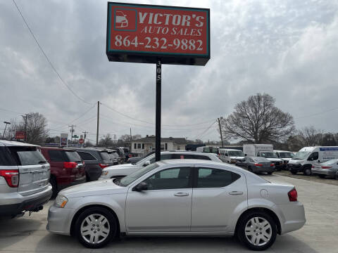 2012 Dodge Avenger for sale at Victor's Auto Sales in Greenville SC