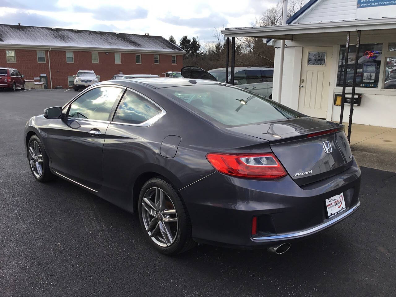 2013 Honda Accord for sale at Smiley Vehicle Group in Lebanon, OH