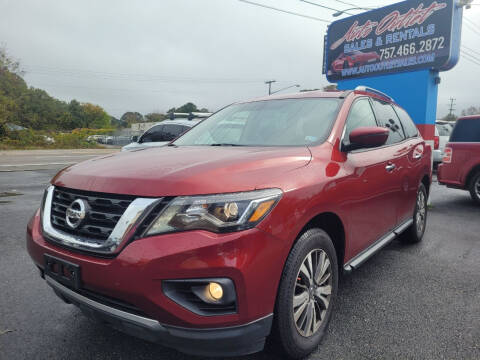 2018 Nissan Pathfinder for sale at Auto Outlet Sales and Rentals in Norfolk VA