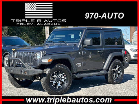 2018 Jeep Wrangler for sale at Triple B Autos in Foley AL