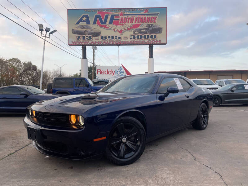 2016 Dodge Challenger for sale at ANF AUTO FINANCE in Houston TX