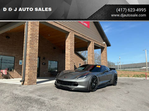 2016 Chevrolet Corvette for sale at D & J AUTO SALES in Joplin MO