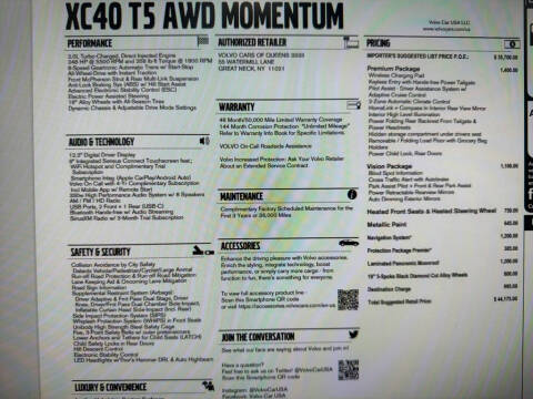 2019 Volvo XC40 T5 Momentum