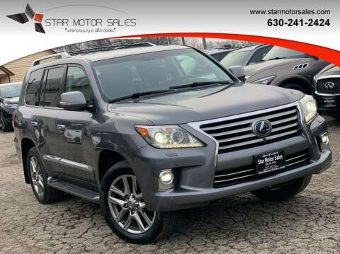 2015 Lexus LX 570 for sale at Star Motor Sales in Downers Grove IL