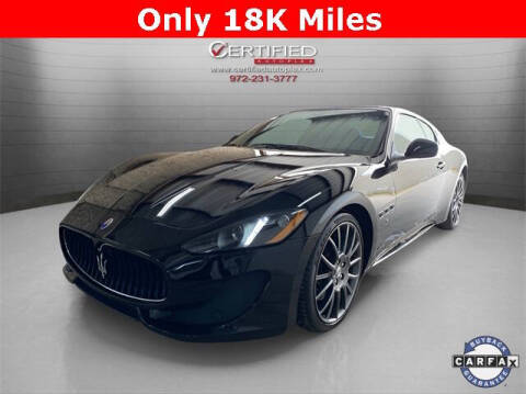 2013 Maserati GranTurismo for sale at CERTIFIED AUTOPLEX INC in Dallas TX