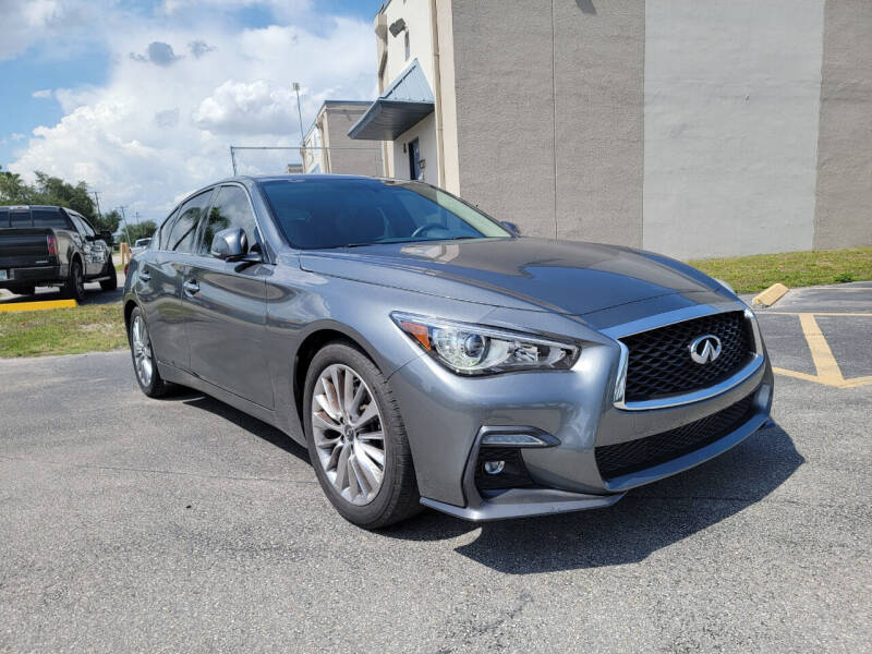 2018 Infiniti Q50 for sale at MIAMI AUTOWISE, LLC. in Miami FL