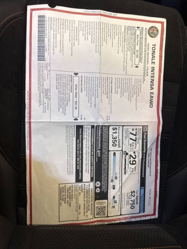 2025 Alfa Romeo Tonale Hybrid Intensa