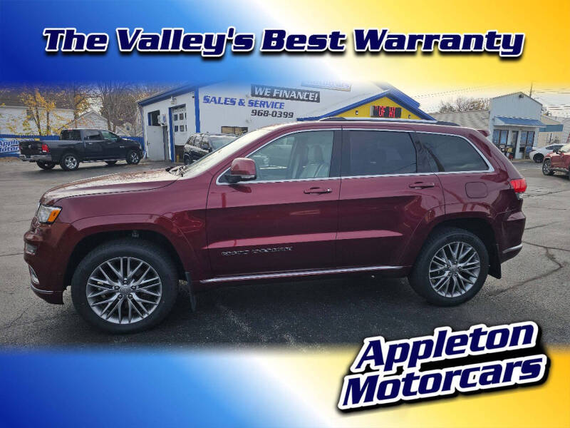 2018 Jeep Grand Cherokee for sale at Appleton Motorcars Sales & Service in Appleton WI