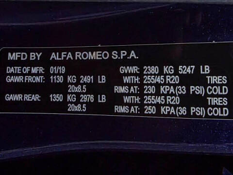 2019 Alfa Romeo Stelvio