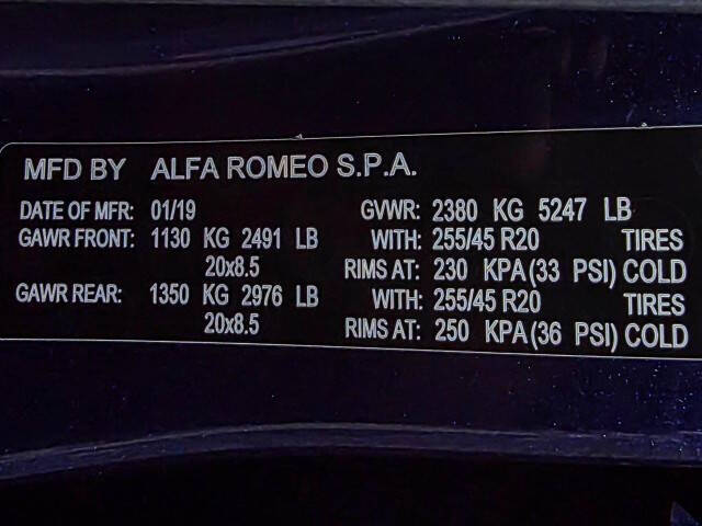 2019 Alfa Romeo Stelvio