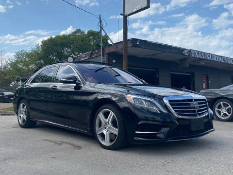 2014 Mercedes-Benz S-Class for sale at Texas Luxury Auto in Houston TX