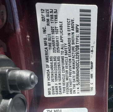 2012 Honda CR-V EX